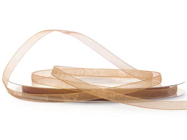 Sheer Organza Gift Packaging Ribbon