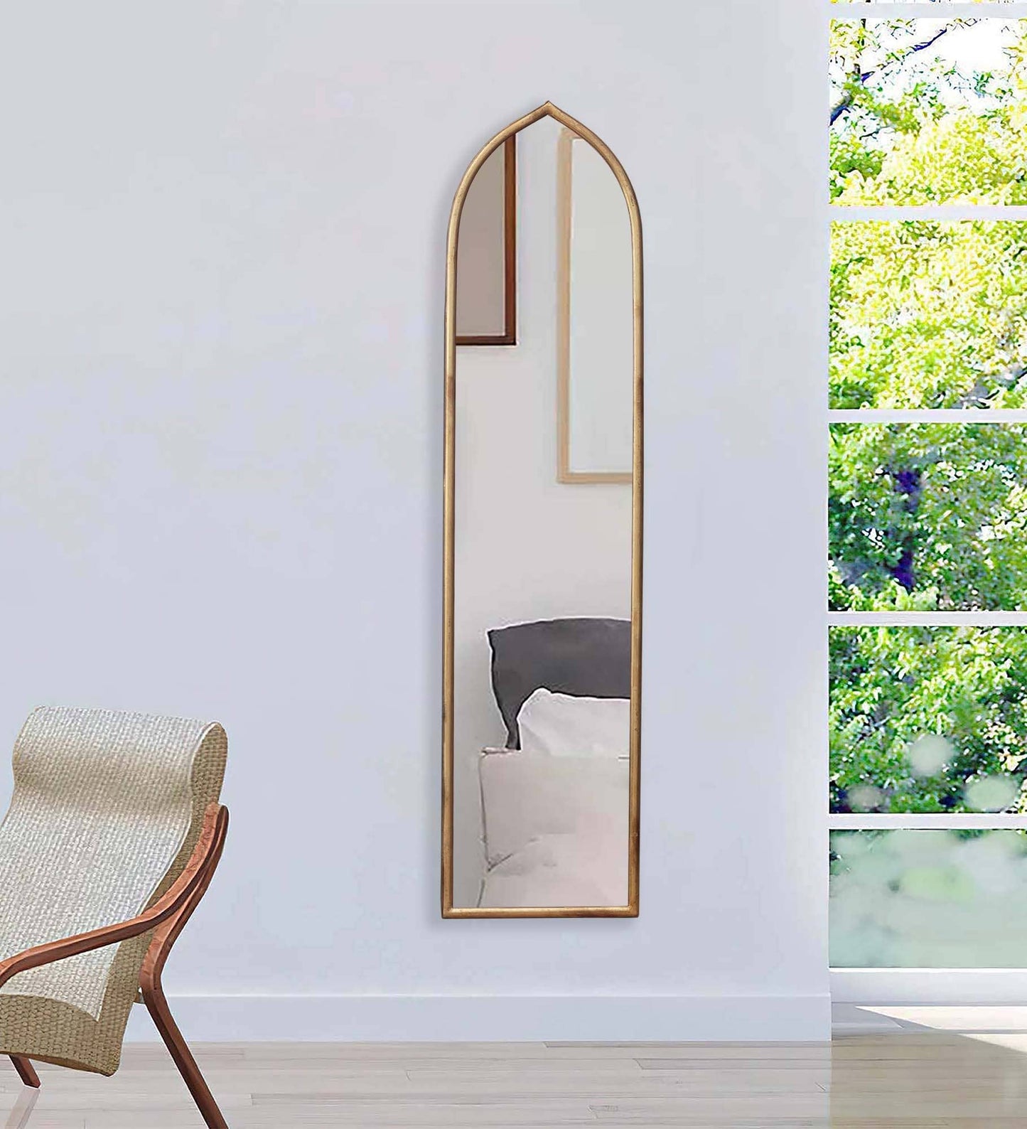 Wall-Mounted Full Length Floor Mirror