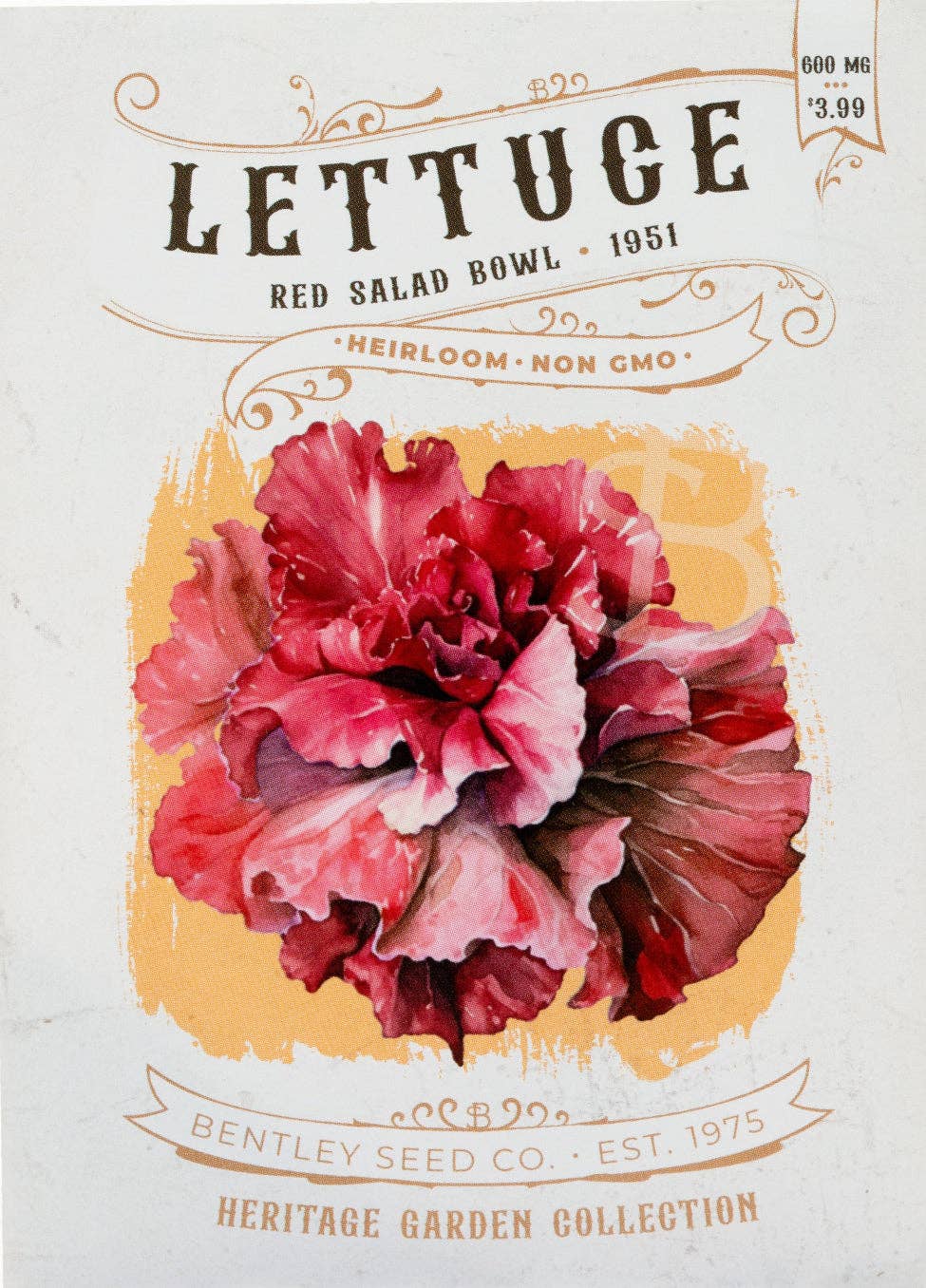 Lettuce-Red Salad Bowl 1951