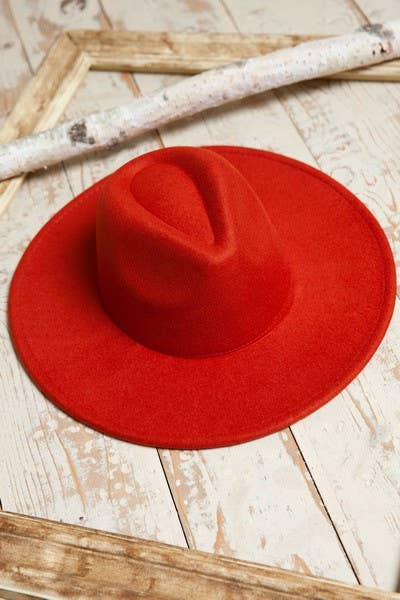 A VINTAGE PLAIN FEDORA HAT | 40HW012