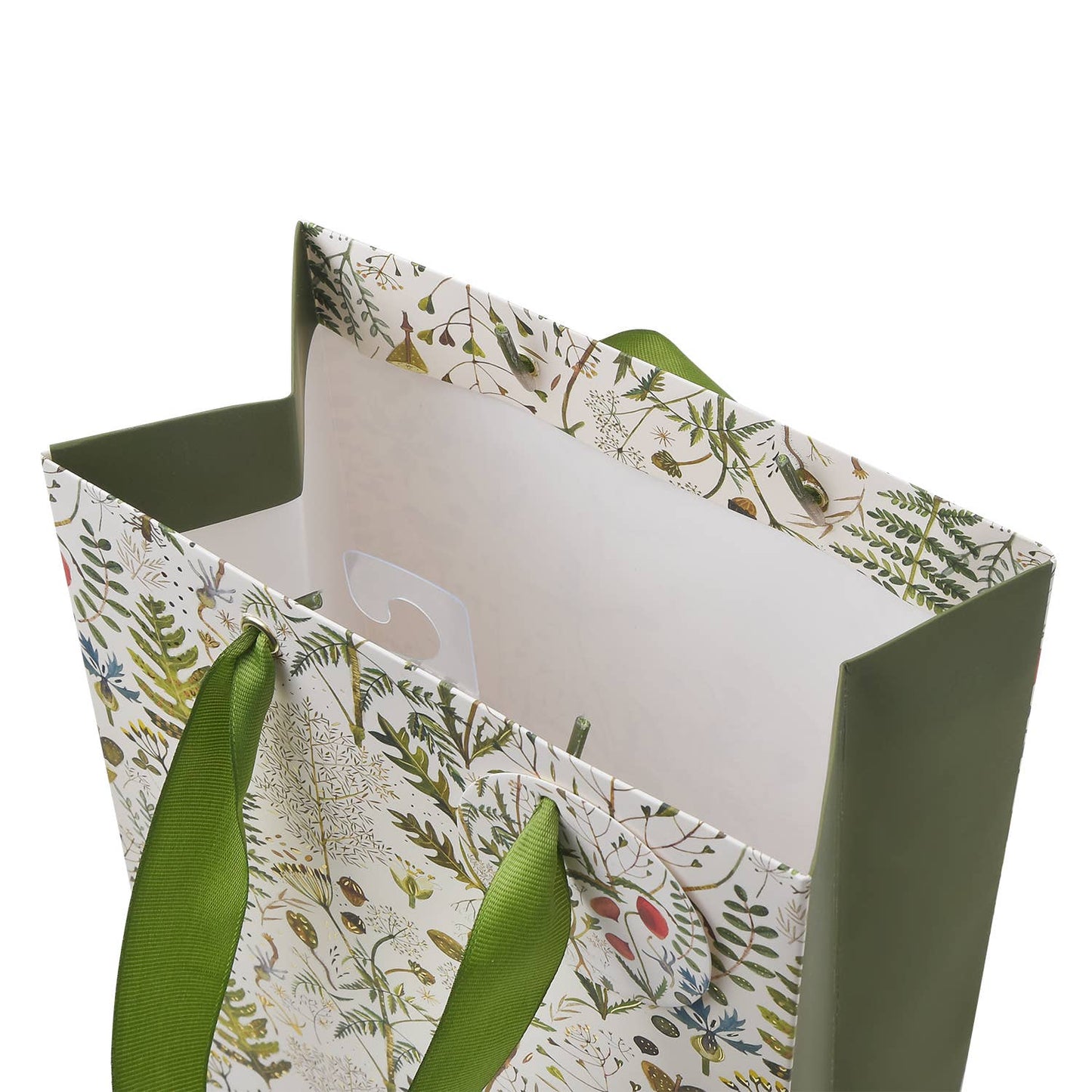 Small Gift Bag - Greens and Flowers