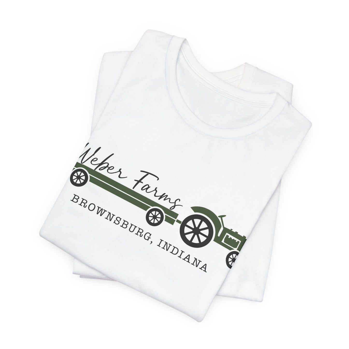 Farmer Dog Farm Tee — "Weber Farms" Vintage Tractor Graphic