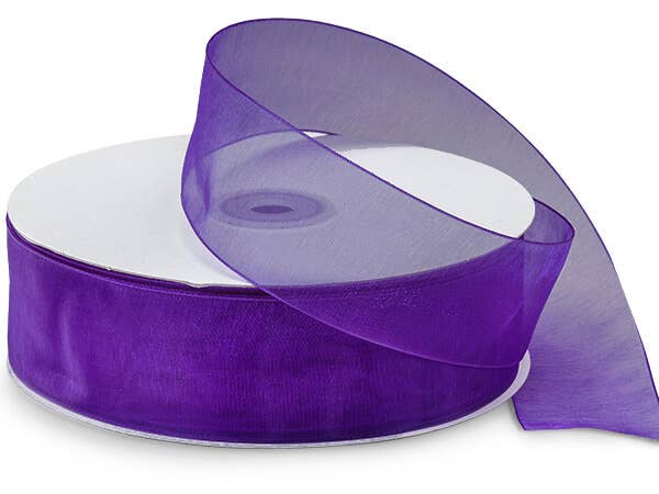 Sheer Organza Gift Packaging Ribbon