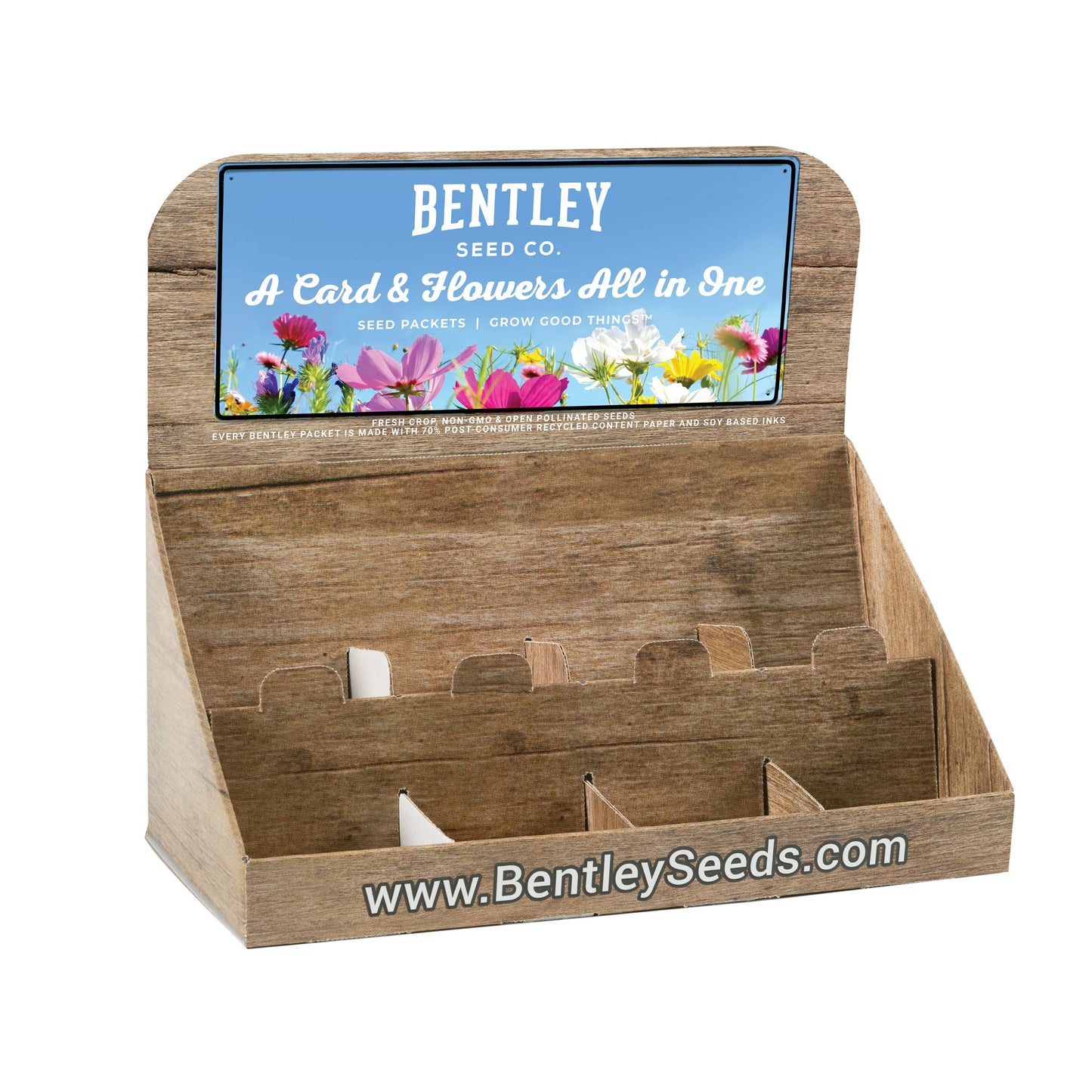 250 Empty Seed Favor Packet Countertop Display