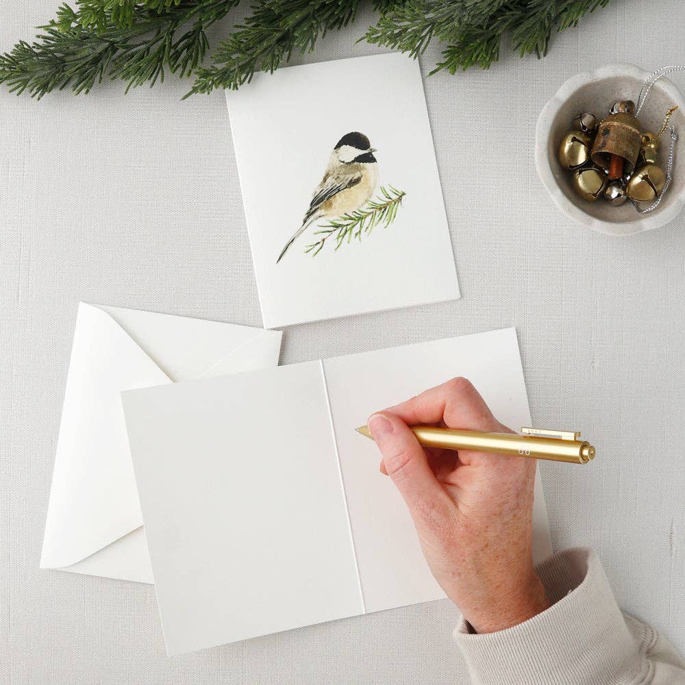 Evergreen notecard set