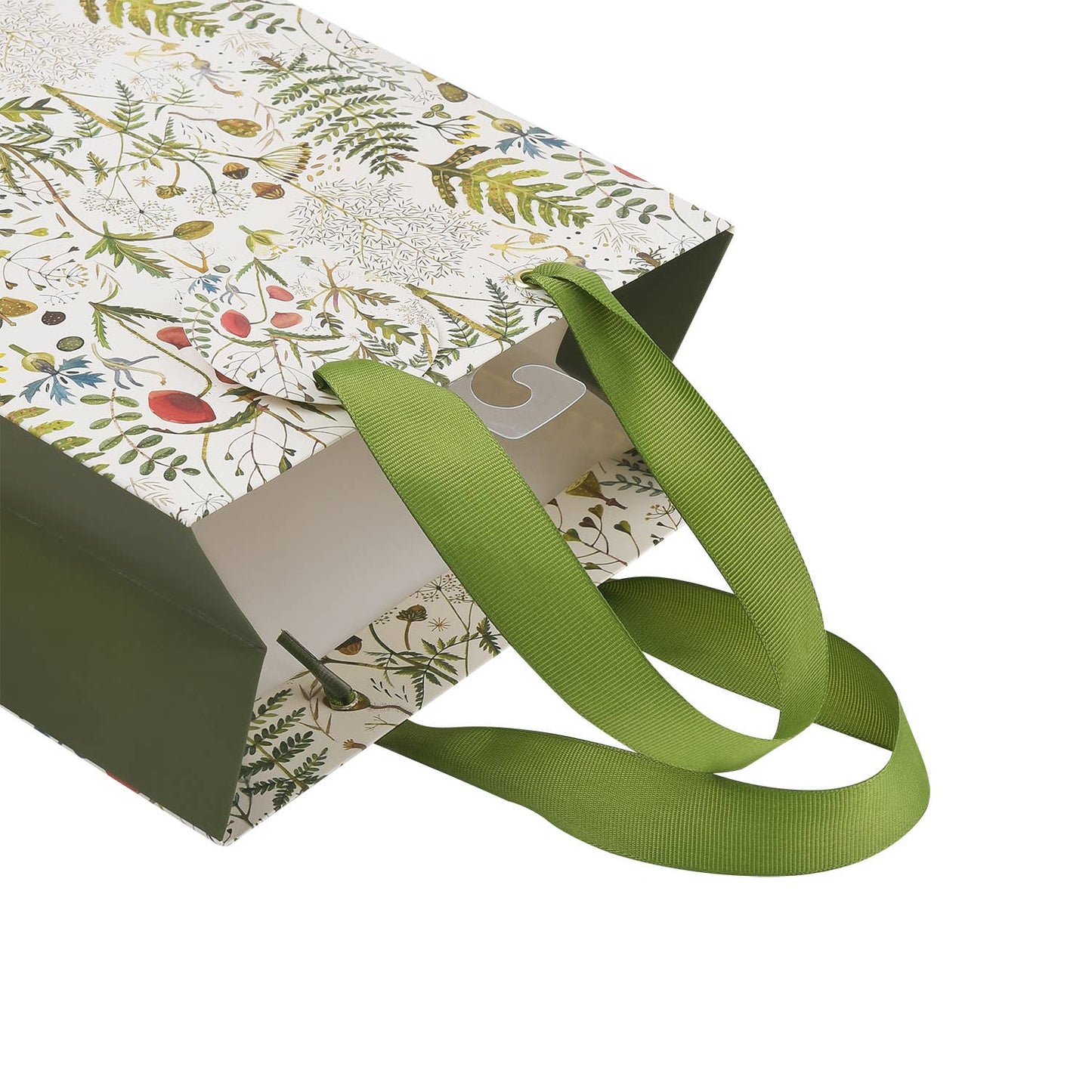 Small Gift Bag - Greens and Flowers