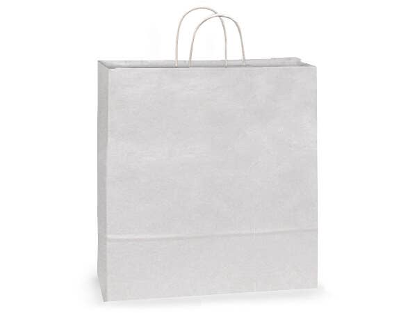 White Kraft Paper Shopping Bags