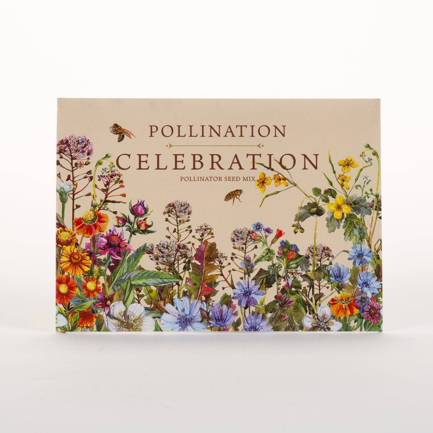 40 Piece Pollinator Flower Card Seed Packet Wreath