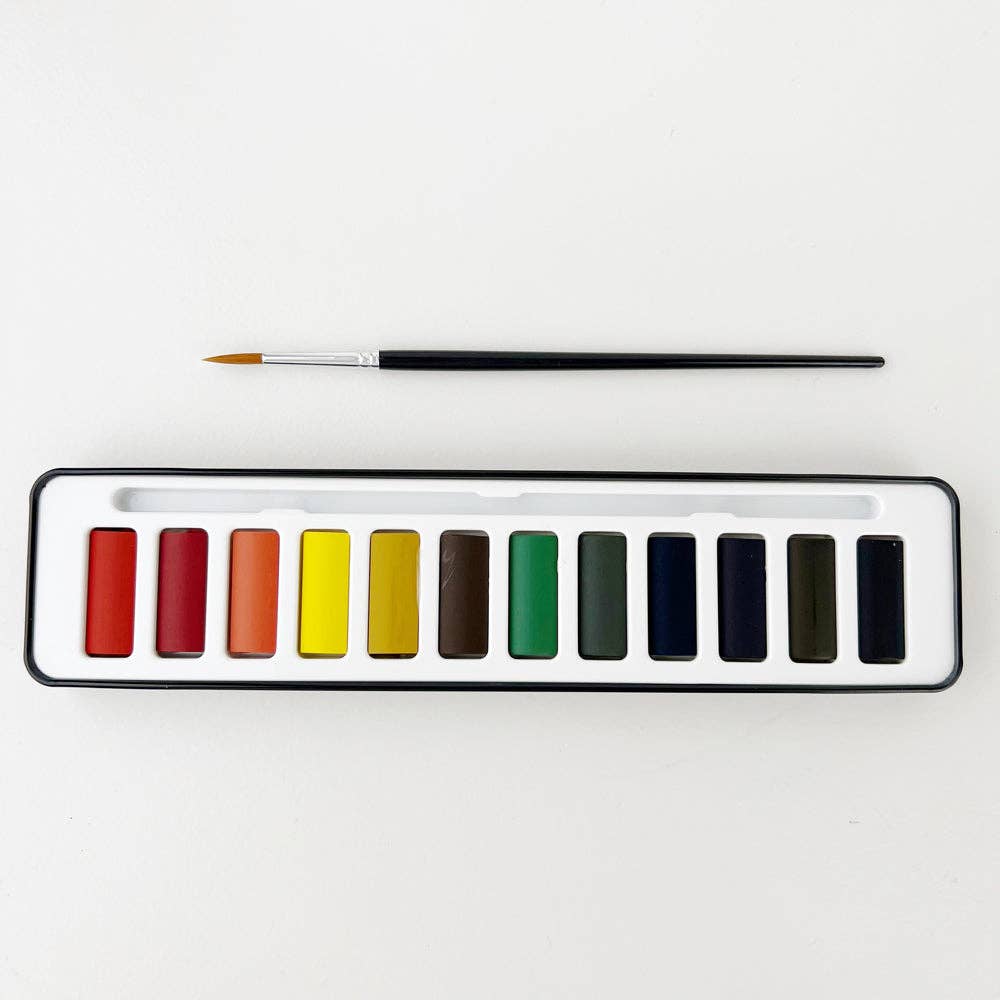 Watercolor paint set