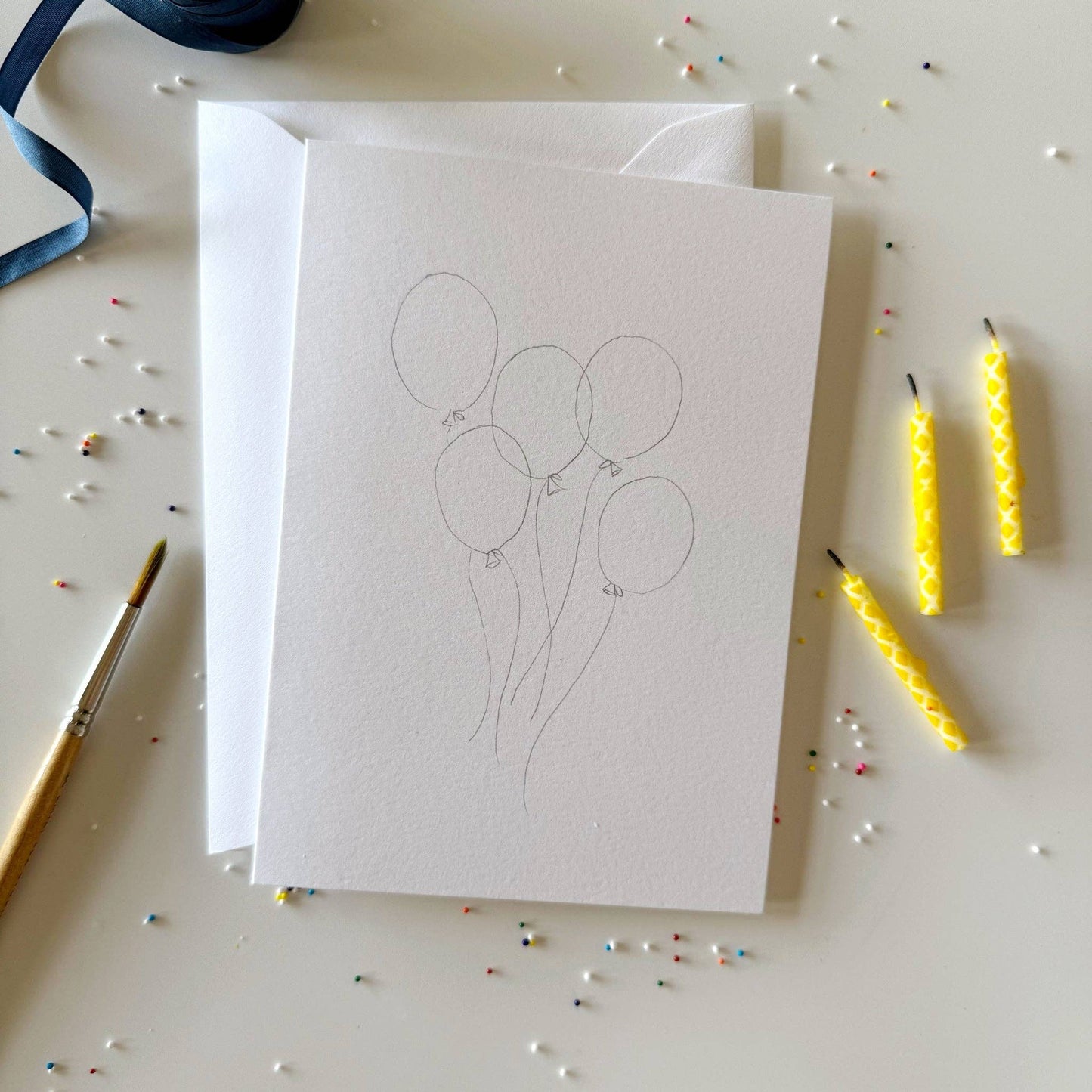 Celebrate paintable notecards