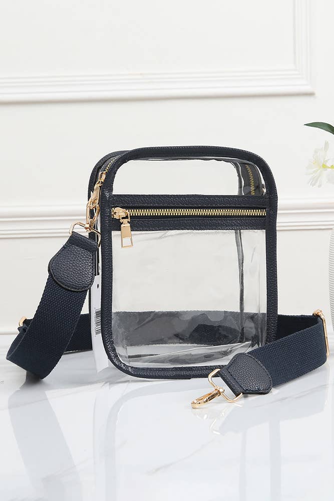 Clear PU Cross Body Mini Bag