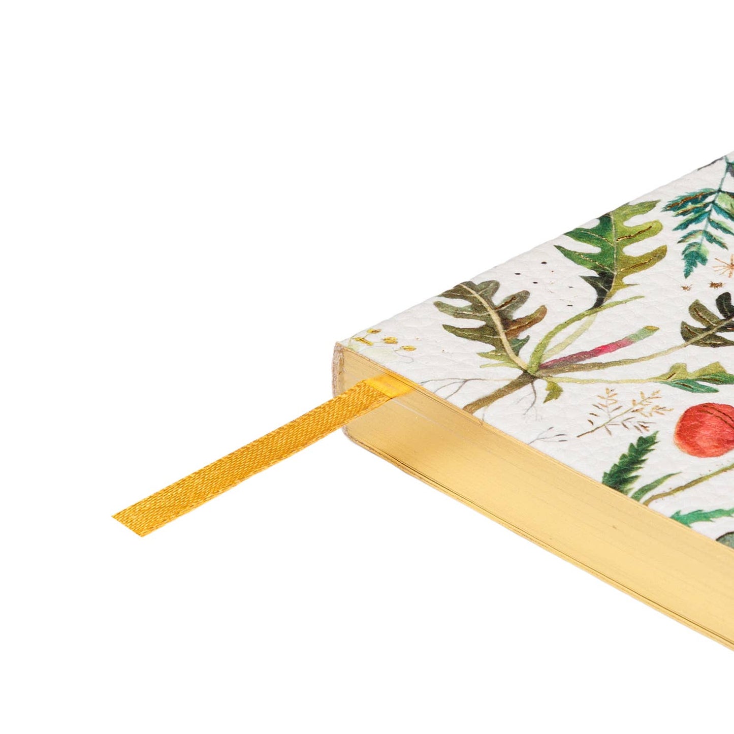 A6 Vegan Leather  Daily Planner Planner - Greens and Flowers