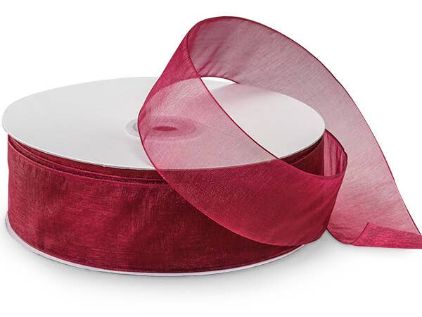 Sheer Organza Gift Packaging Ribbon