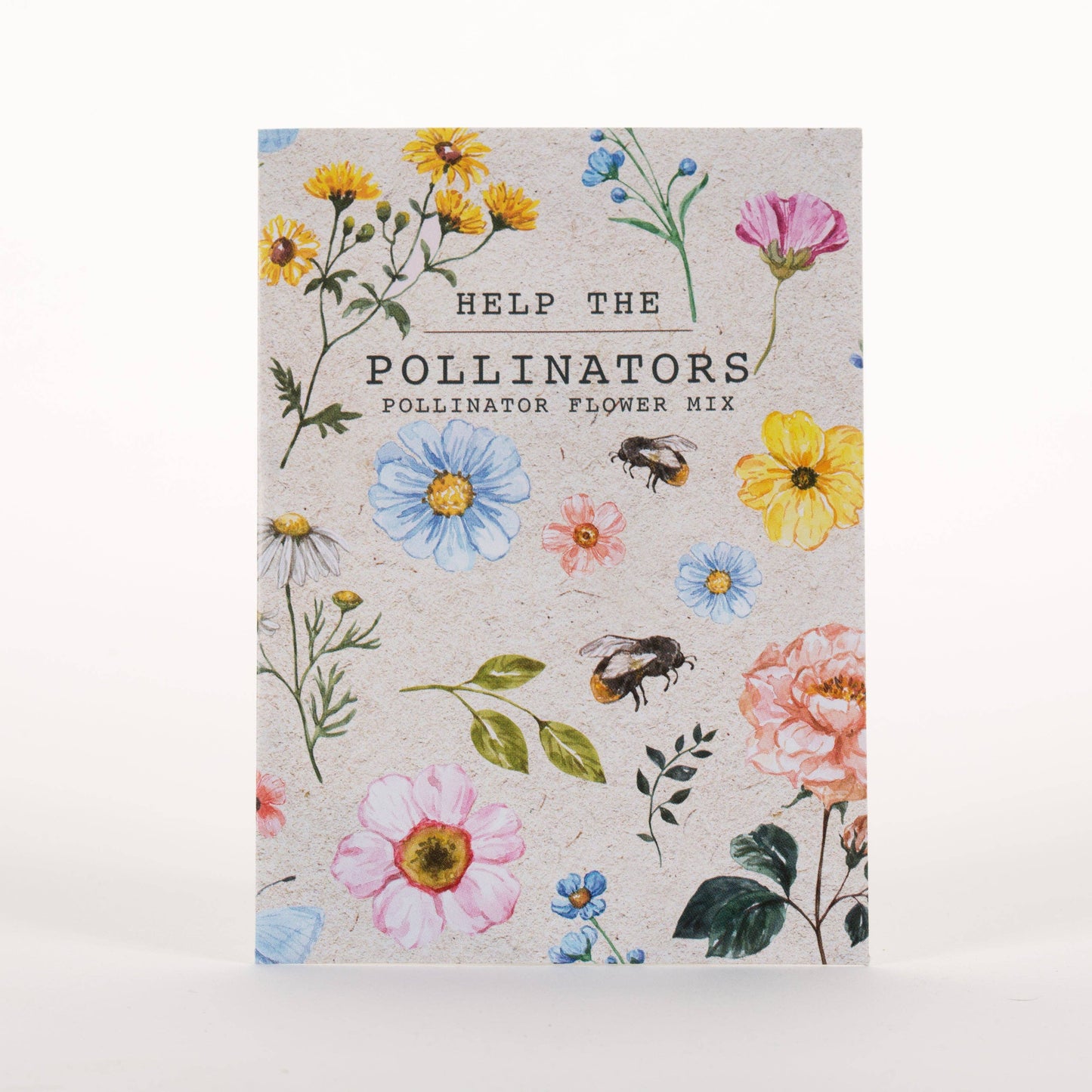 40 Piece Pollinator Flower Card Seed Packet Wreath