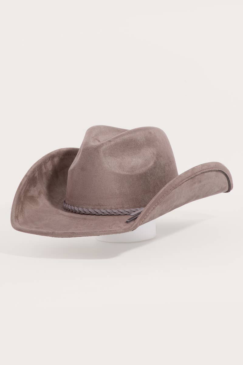 Rope Braid Strap Cowboy Hat