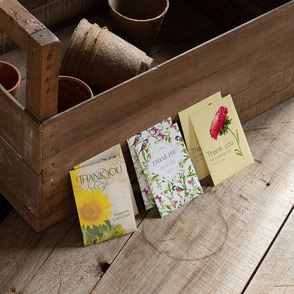 Thank You - Bird Butterfly Mix Seed Packets