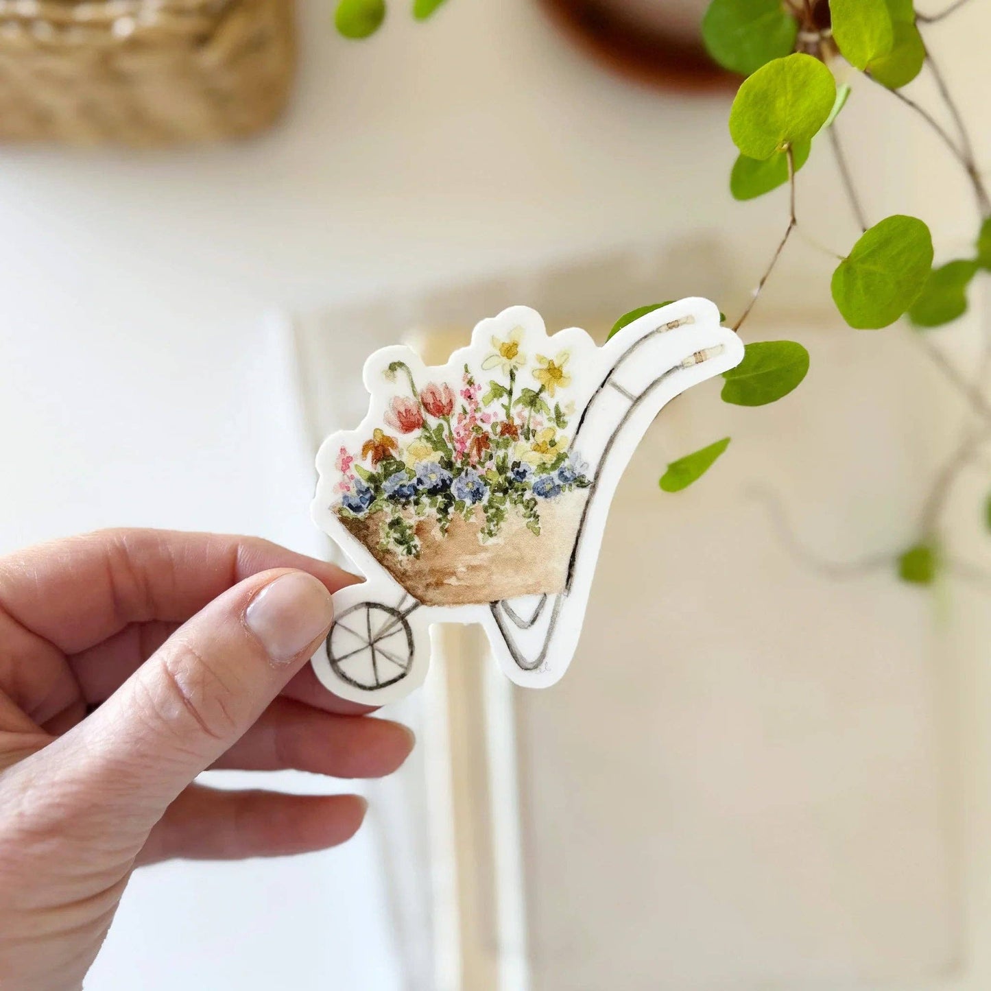 Wheelbarrow sticker