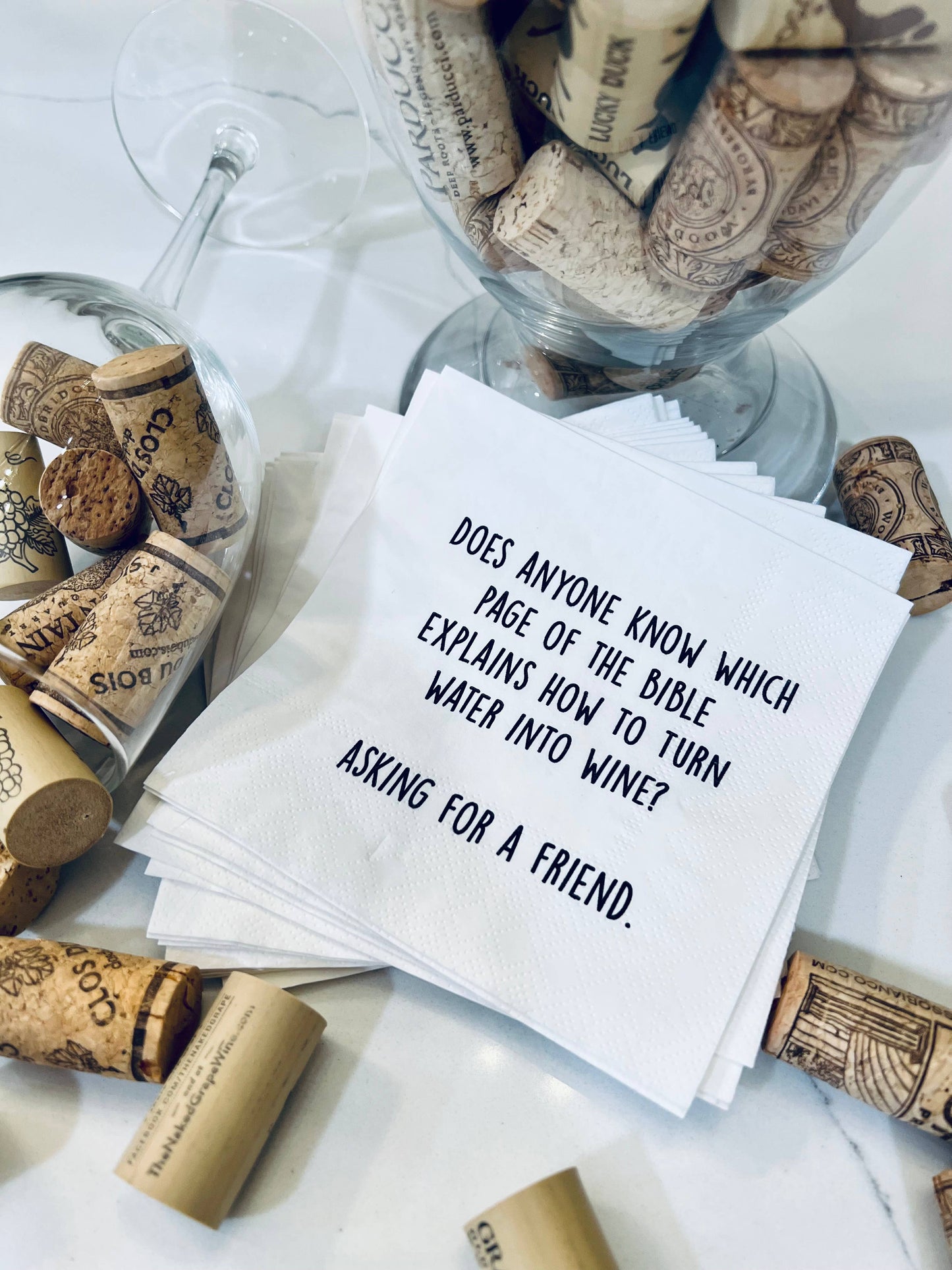 Does anyone know which page of the bible Cocktail Napkins