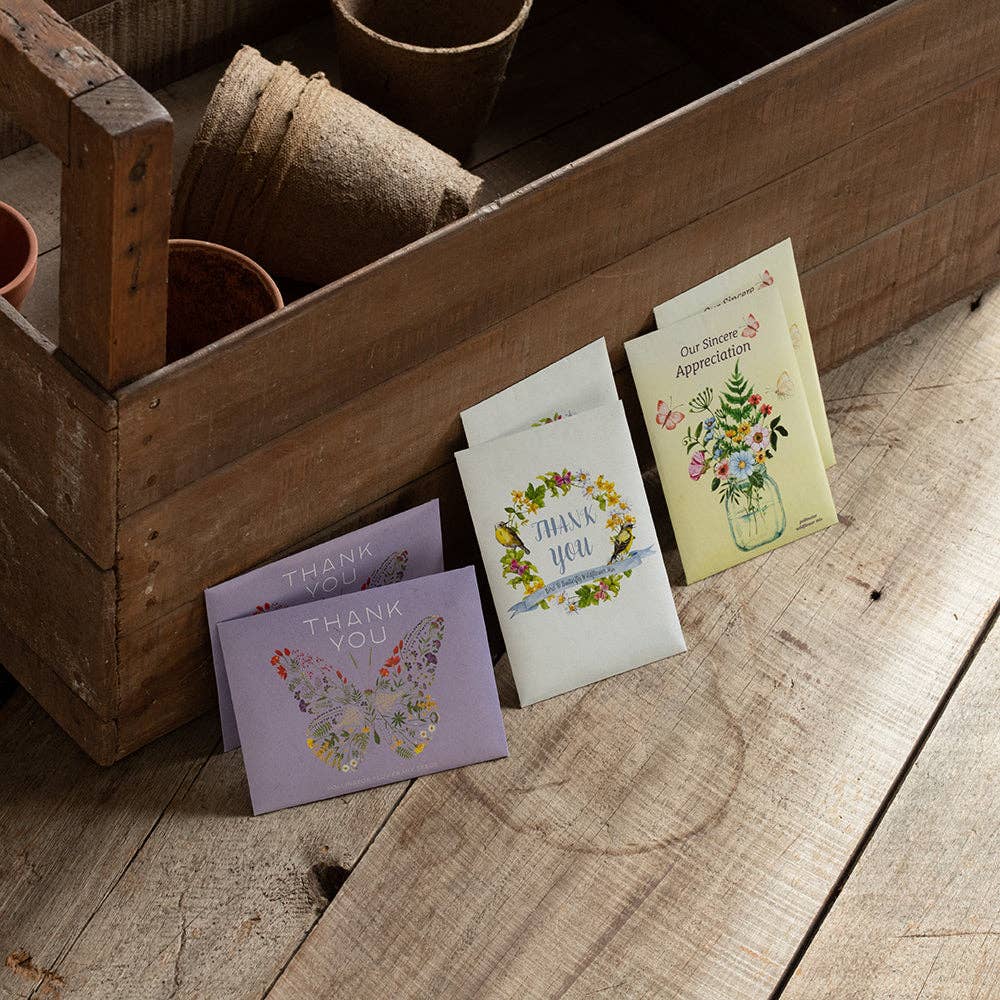 Thank You Butterfly Pollinator - Pollinator Flower Mix Seed Packets