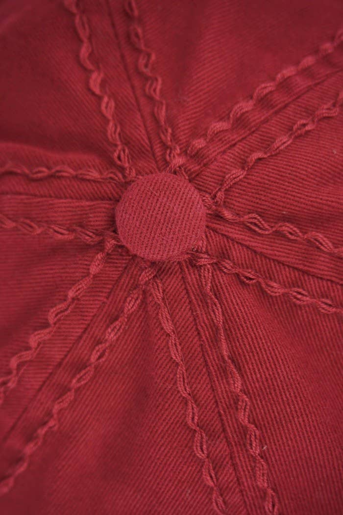 Floral Bejeweled Bling Glitz Cap, Adjustable