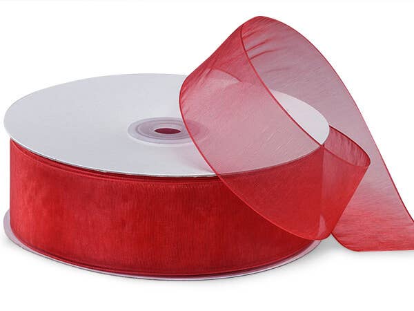 Sheer Organza Gift Packaging Ribbon