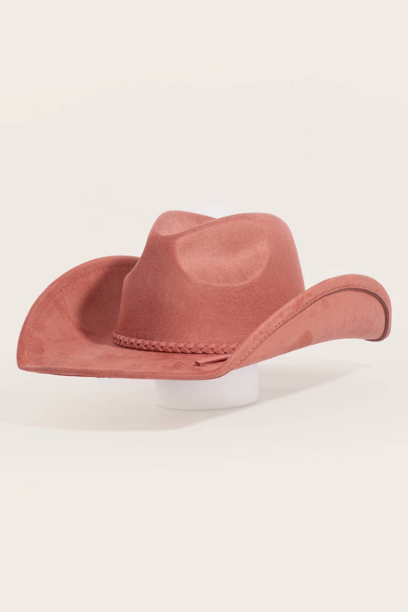 Rope Braid Strap Cowboy Hat