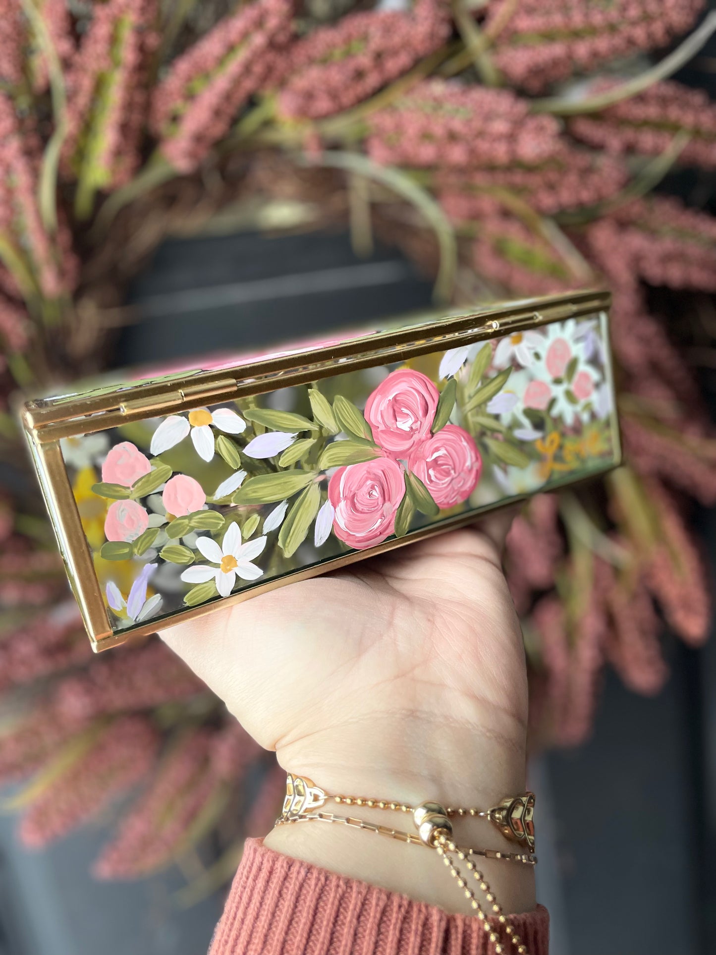 Timeless Treasures: Glass Jewelry Box Painting