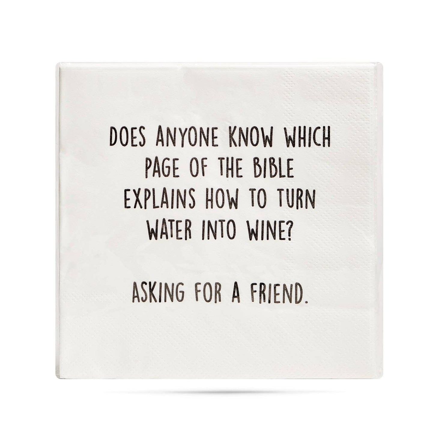 Does anyone know which page of the bible Cocktail Napkins