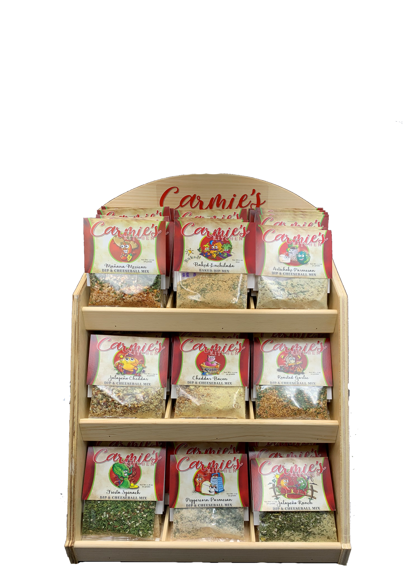 3 TIER STARTER KIT (9 DOZEN BEST SELLING DIP MIXES)