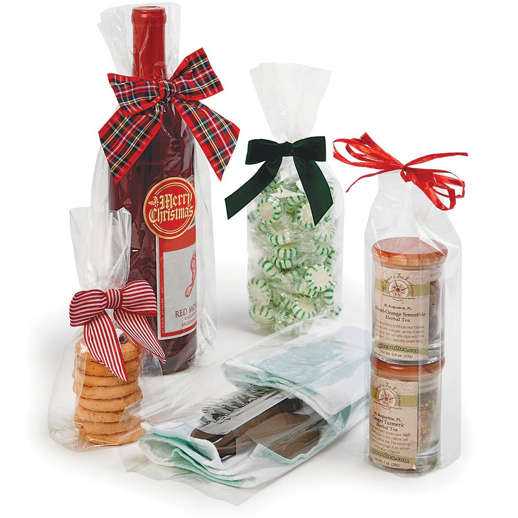 Clear 1.2 Mil Gusset Cellophane Bags