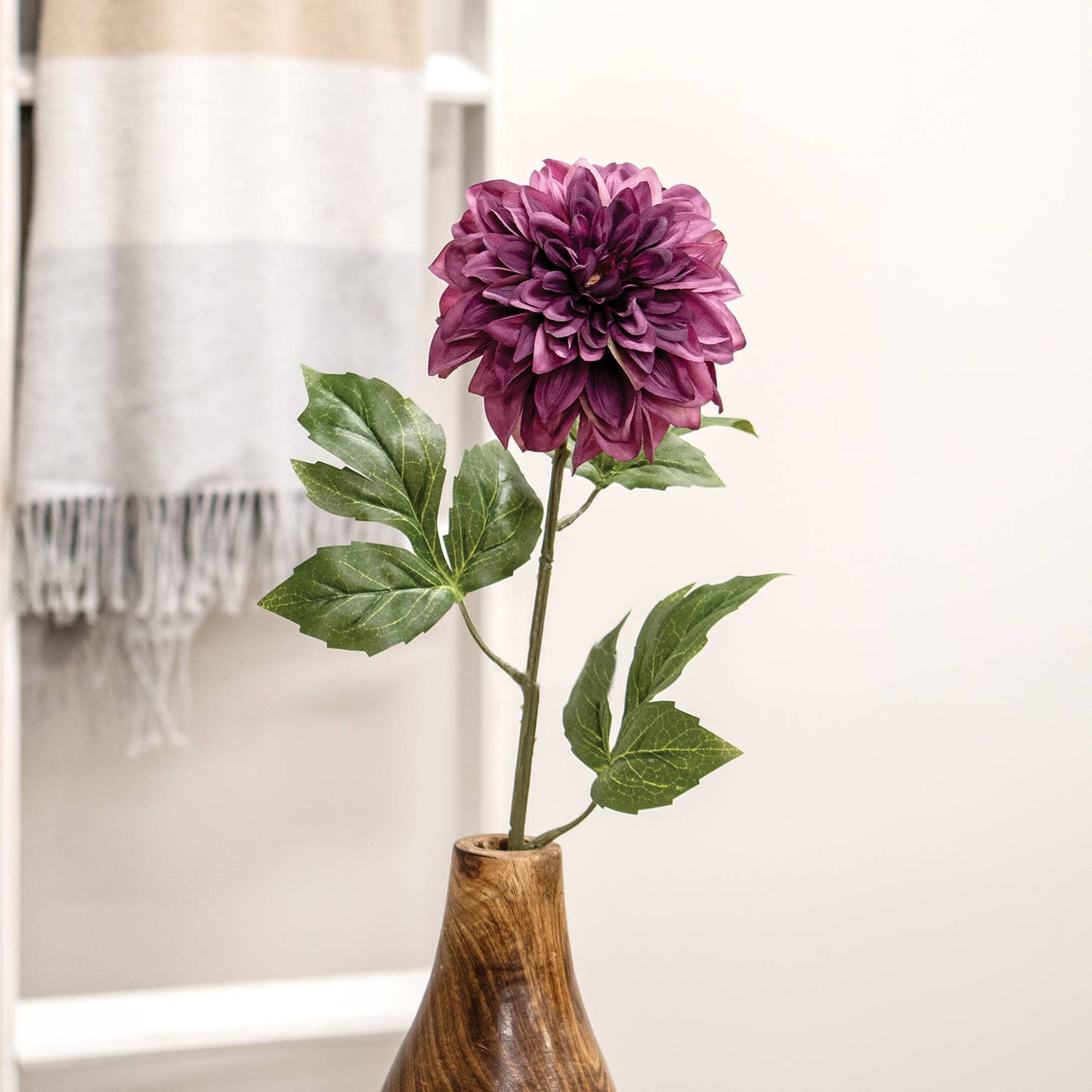 Plum Dahlia Stem - 24"