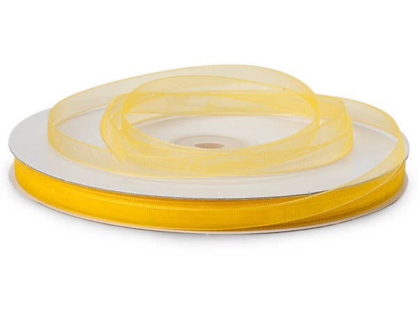 Sheer Organza Gift Packaging Ribbon