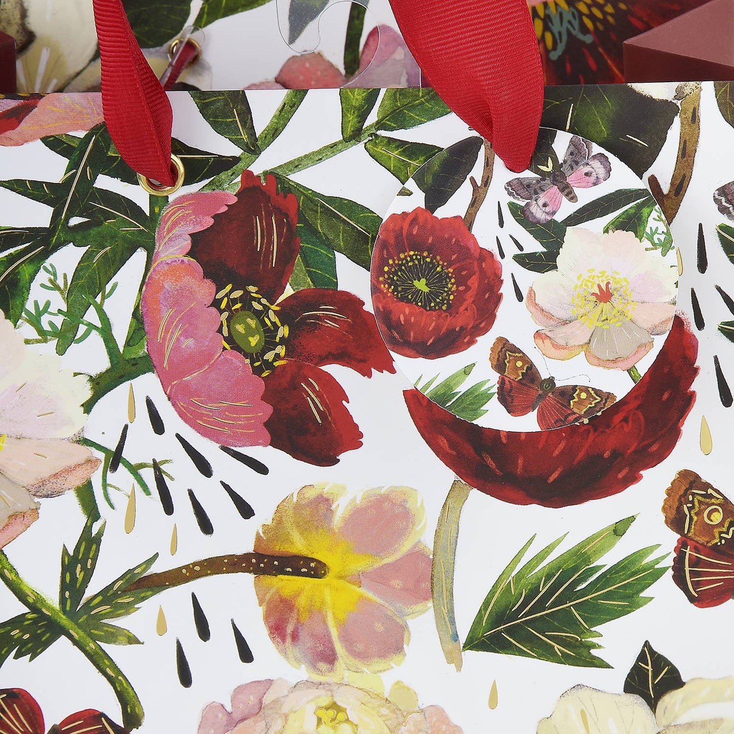 Small Gift Bag - Peonies
