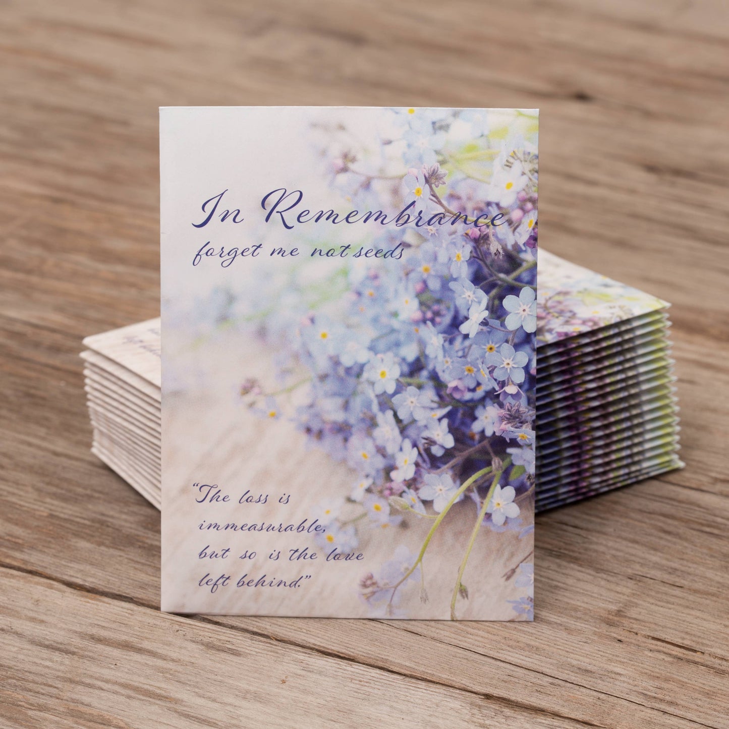 In Remembrance Love Left Behind Forget Me Not Seed Packets