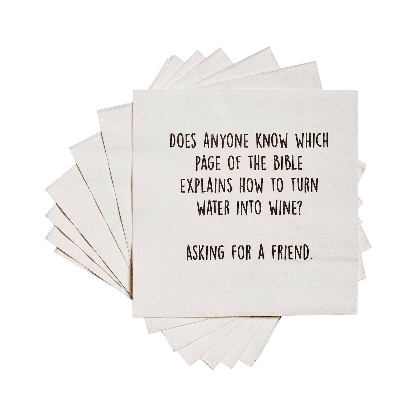 Does anyone know which page of the bible Cocktail Napkins