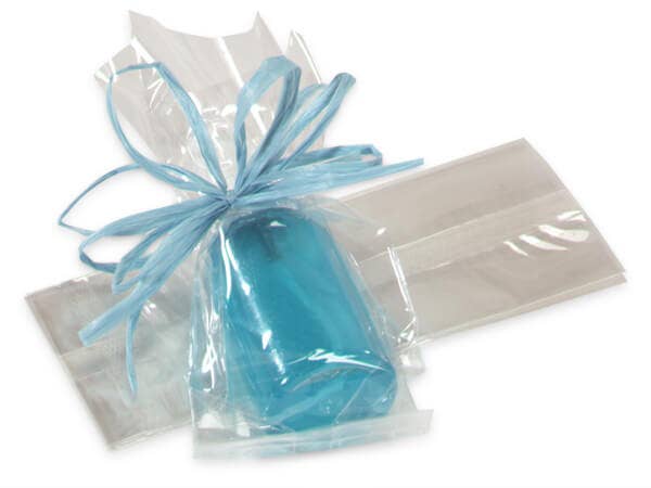 Clear 1.2 Mil Gusset Cellophane Bags