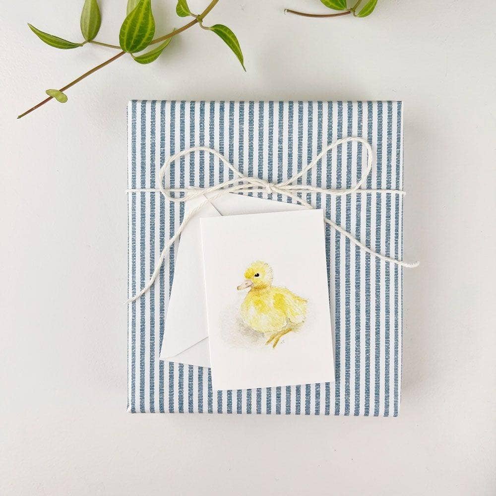 Baby duckling mini enclosure notecard