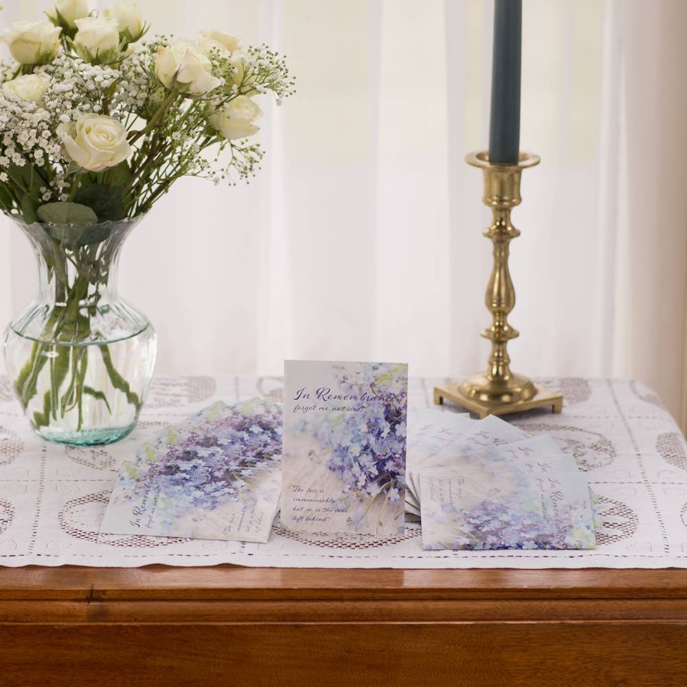 In Remembrance Love Left Behind Forget Me Not Seed Packets