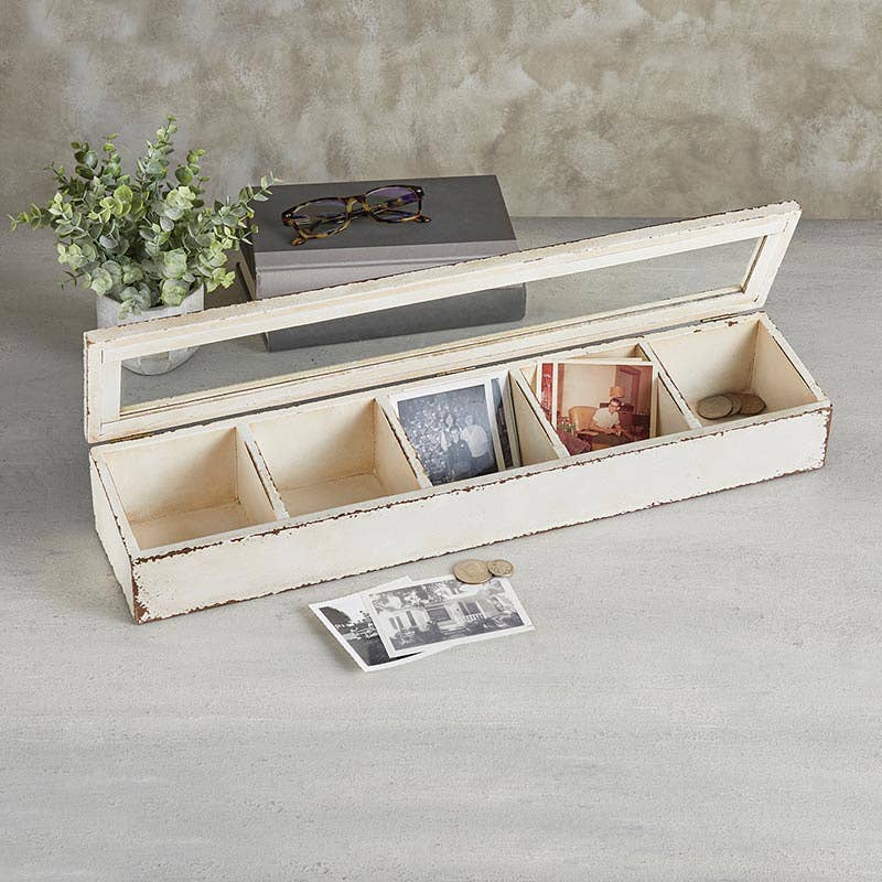 Wood Box With Storage