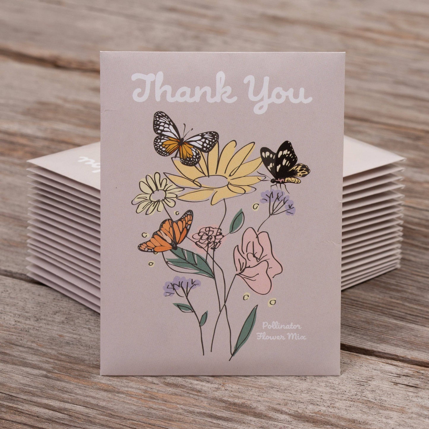 Thank You Butterfly - Pollinator Flower Mix Seed Packets