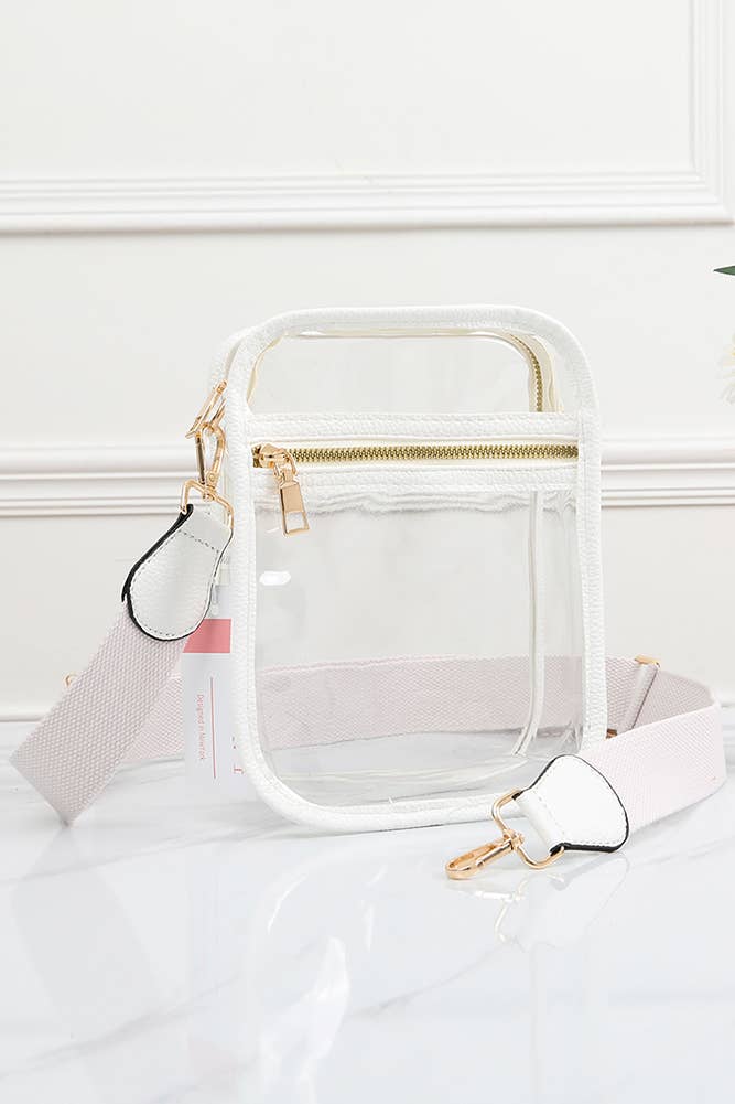 Clear PU Cross Body Mini Bag