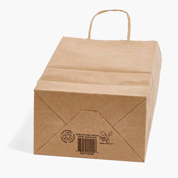 Brown Kraft Paper Retail Shopping Bags