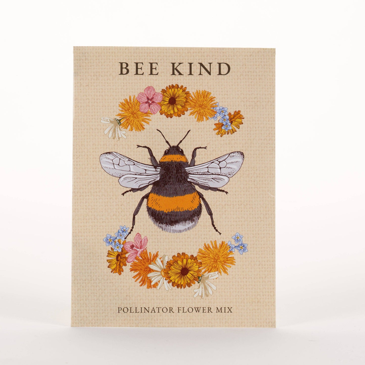 40 Piece Pollinator Flower Card Seed Packet Wreath