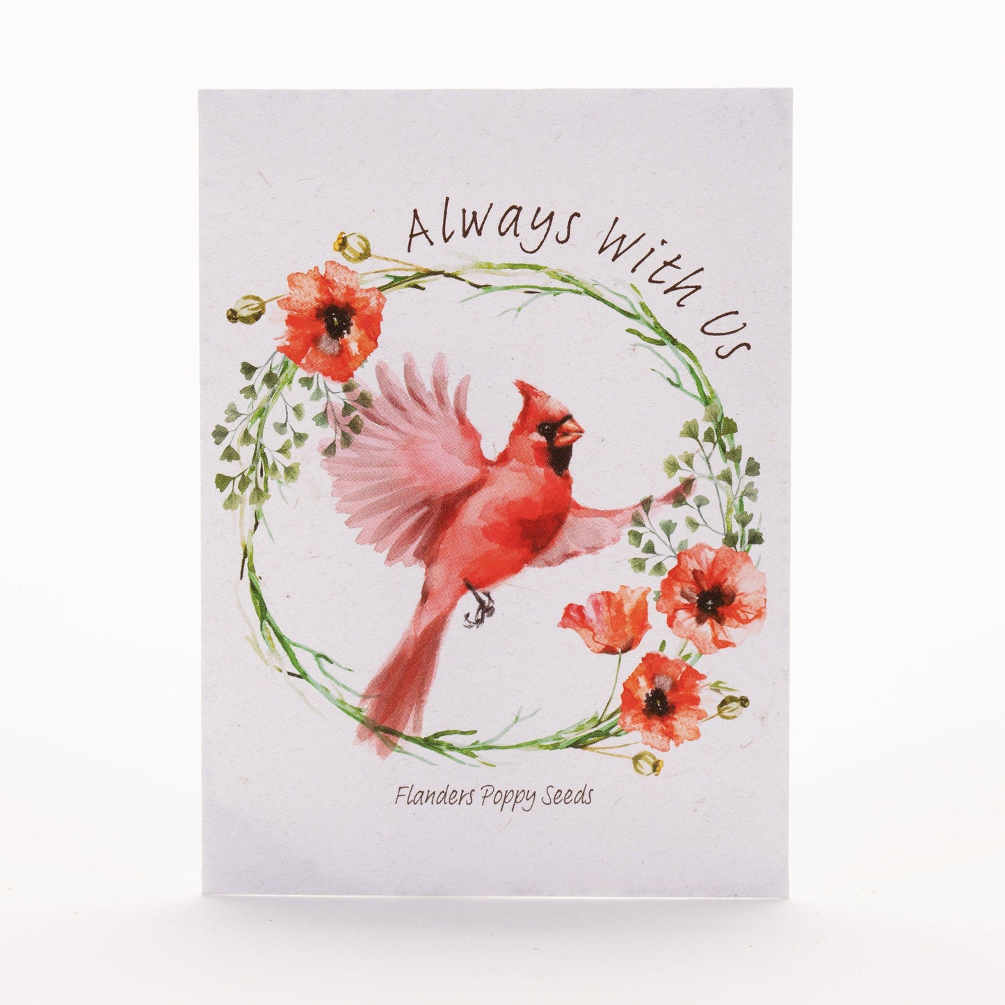 Memorial Cardinal - Flanders Poppy Seed Packets